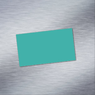Tarjeta De Visita Magnética Textura de fondo azul turquesa plano