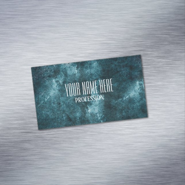 Tarjeta De Visita Magnética Textura gruesa abstracta (In Situ)