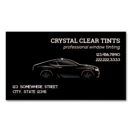 Tarjeta De Visita Magnética Tinta de la ventana del coche