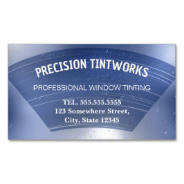 Tarjeta De Visita Magnética Tintado de la ventana del coche