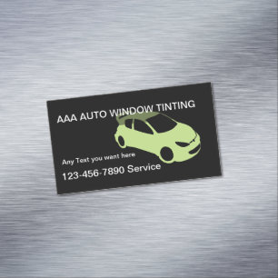 Tarjeta De Visita Magnética Tinte de Ventanas de Auto