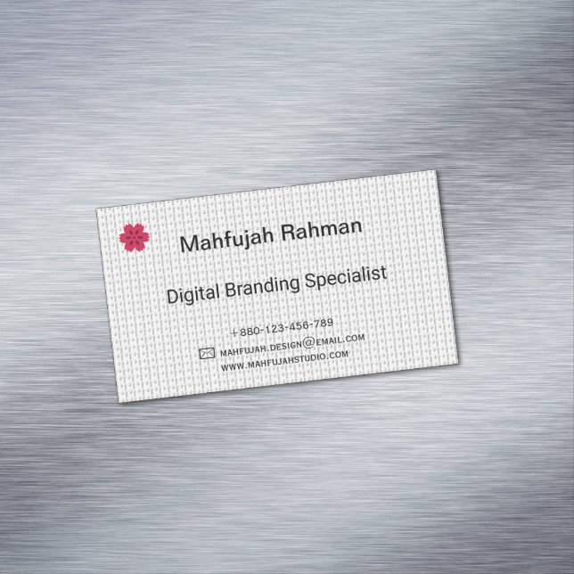 Tarjeta De Visita Magnética Trade Shows | Advertisement Cards | Car Magnets (In Situ)