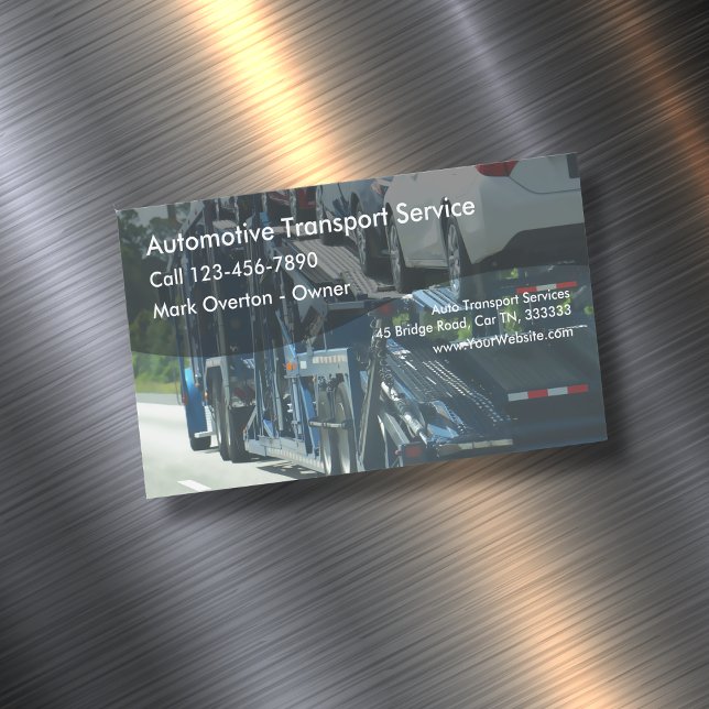 Tarjeta De Visita Magnética Transporte automático (Subido por el creador)