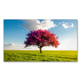 Tarjeta De Visita Magnética tree
