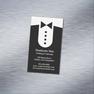 Tarjeta De Visita Magnética Tuxedo
