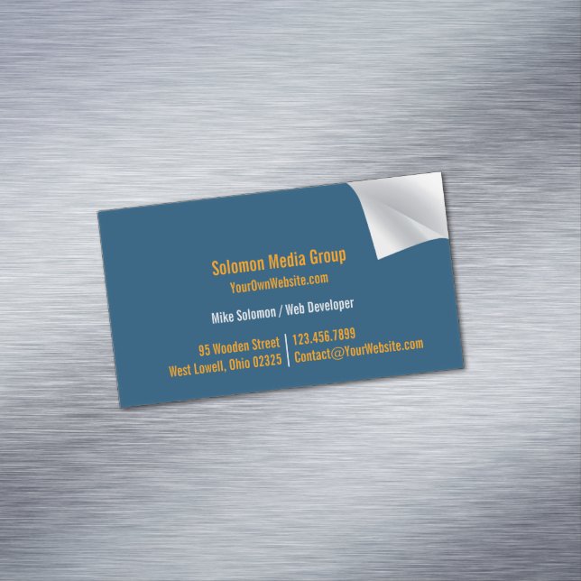 Tarjeta De Visita Magnética Único (In Situ)