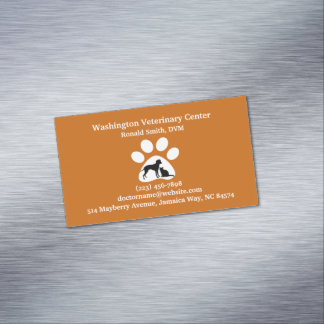 Tarjeta De Visita Magnética Veterinario