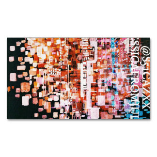 Tarjeta De Visita Magnética Vista nocturna de Flight Mug