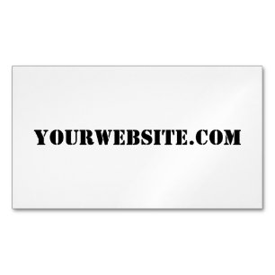 Tarjeta De Visita Magnética YourWebSite.com