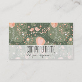 Tarjeta De Visita Magnífico organizador de eventos elegante con flor