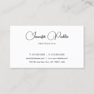 Tarjeta De Visita Magnitud Minimalista moderna y elegante personaliz