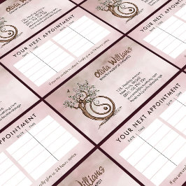 Tarjeta De Visita Magnolia Blossom Yin Yang Tree