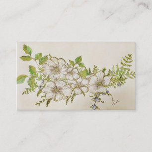 Tarjeta De Visita Magnolia de Lousiana