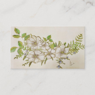 Tarjeta De Visita Magnolia de Lousiana