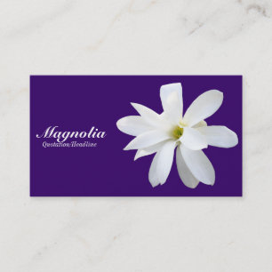 Tarjeta De Visita Magnolia - Púrpura Profunda 330066