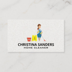 Tarjeta De Visita Maid Cleaner