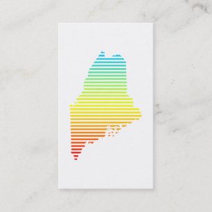 Tarjeta De Visita maine chill fade