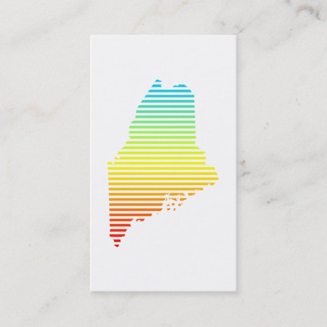 Tarjeta De Visita maine chill fade (Anverso)