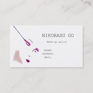 Tarjeta De Visita Make-up artist