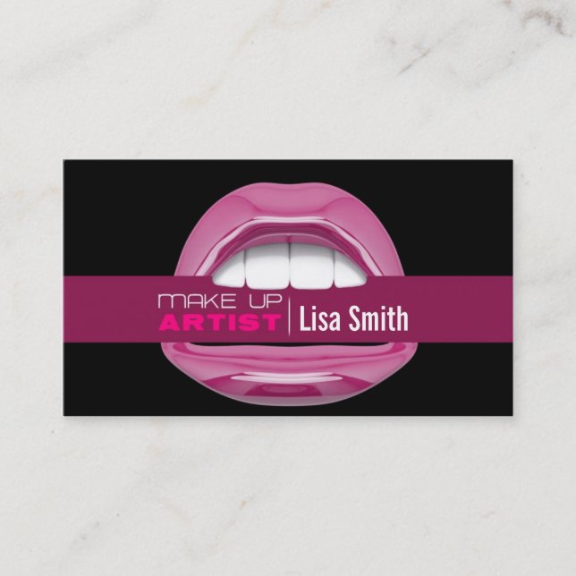 Tarjeta De Visita Make up Artist (Anverso)