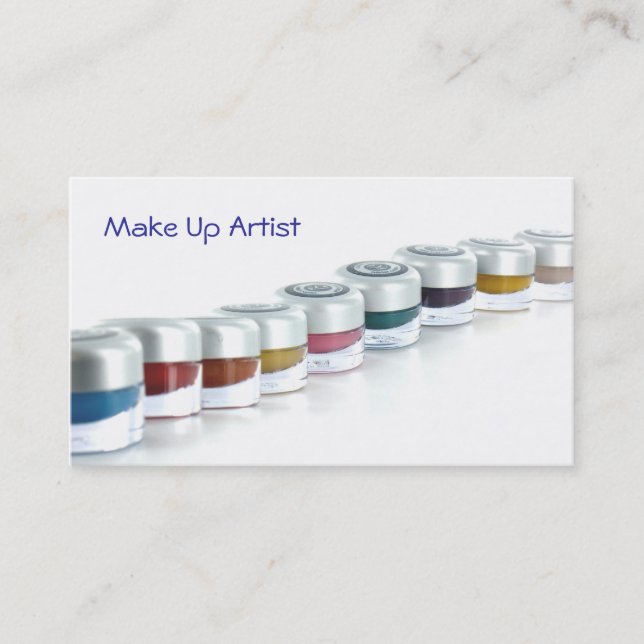 Tarjeta De Visita Make Up Artist (Anverso)