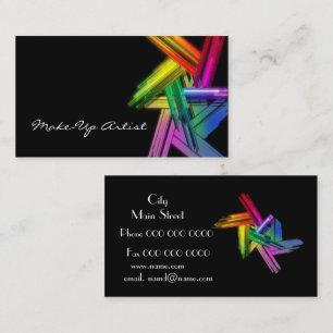 Tarjeta De Visita make_up_business