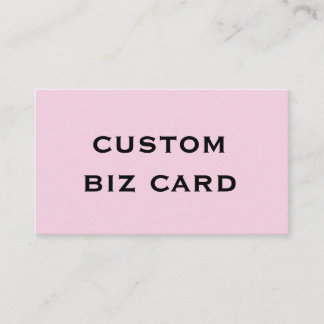 TARJETA DE VISITA MAKE YOUR OWN BUSINESS CARDS PINK