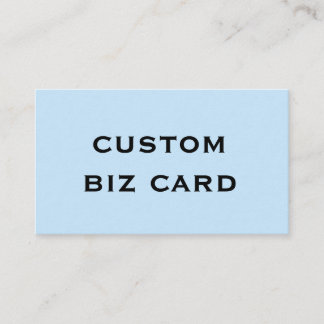 TARJETA DE VISITA MAKE YOUR OWN BUSINESS CARDS SKY BLUE