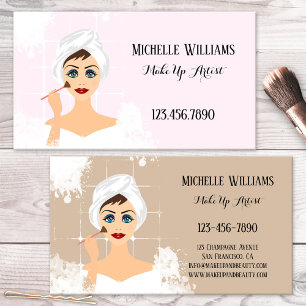 Tarjeta de visita MakeUp and Beauty