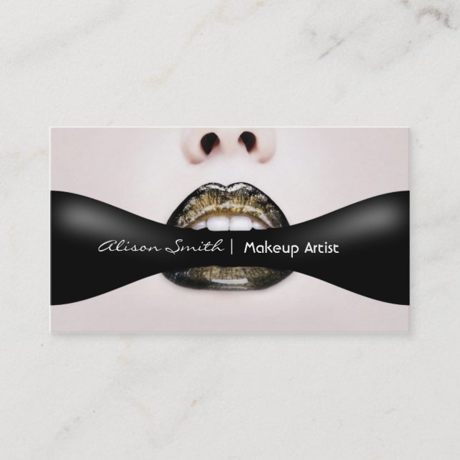 Tarjeta De Visita Makeup artist (Anverso)