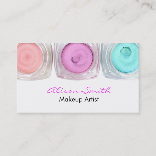 Tarjeta De Visita Makeup artist (Anverso)