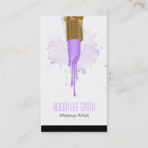 Tarjeta De Visita Makeup Artist