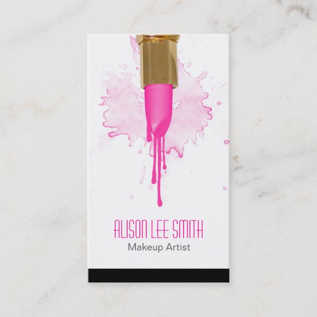 Tarjeta De Visita Makeup Artist (Anverso)