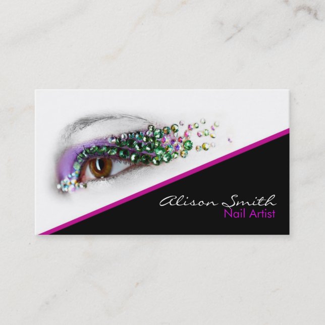Tarjeta De Visita Makeup artist (Anverso)