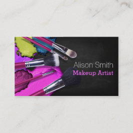 Tarjeta De Visita Makeup Artist brushes / Cosmetic Brushes