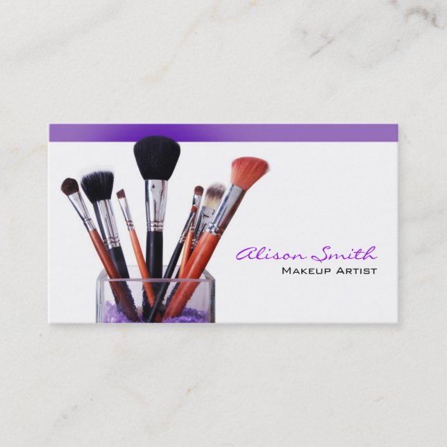 Tarjeta De Visita Makeup artist Business card (Anverso)