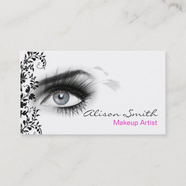 Tarjeta De Visita MakeUp artist business card (Anverso)