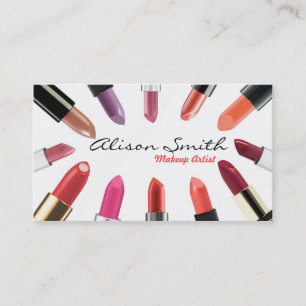 Tarjeta De Visita Makeup artist Business card