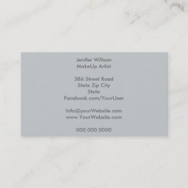 Tarjeta De Visita Makeup Artist Business Card