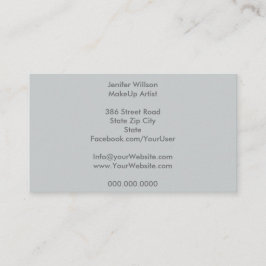 Tarjeta De Visita Makeup Artist Business Card