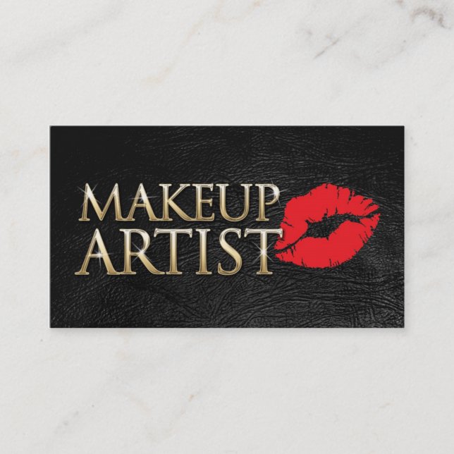 Tarjeta De Visita MakeUp artist business card (Anverso)