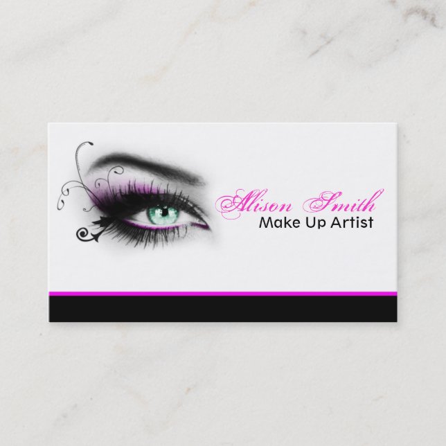 Tarjeta De Visita MakeUp artist business card (Anverso)