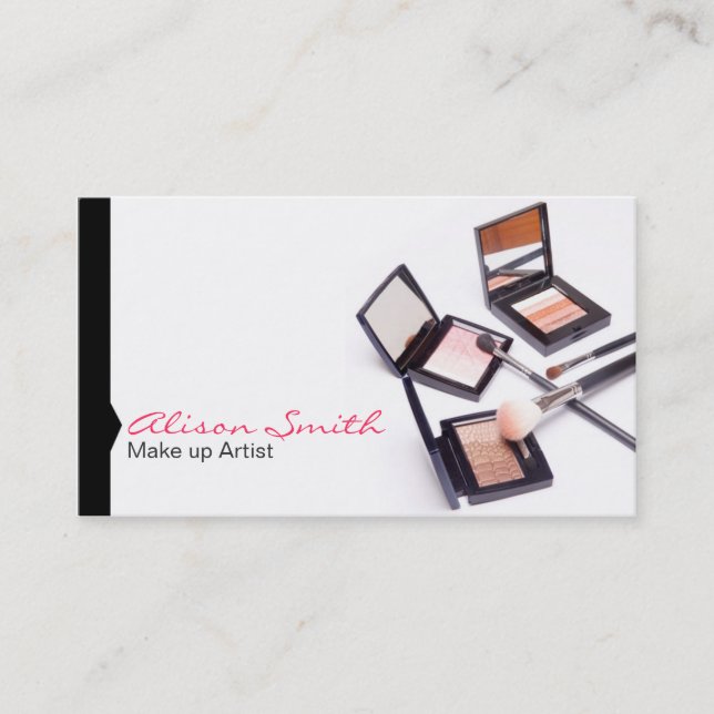Tarjeta De Visita Makeup artist business card (Anverso)
