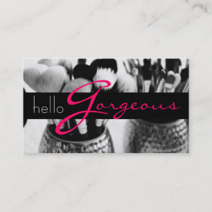 Tarjeta De Visita MakeUp Artist Cosmetology Salon Beauty Business