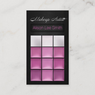 Tarjeta De Visita Makeup Artist / Cream Eyeshadow Palette