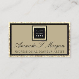Tarjeta De Visita Makeup Eyelash Event Planner Logo Gold Royal