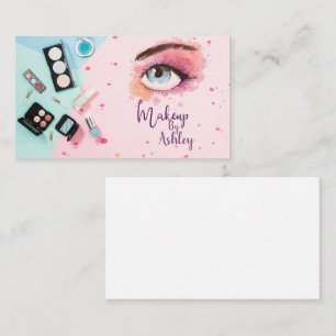 Tarjeta De Visita Makeup Stylist Business Card