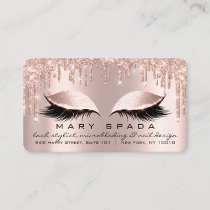 Tarjeta De Visita Makup Eyebrows azota medios sociales rosados