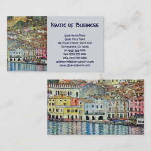 Tarjeta De Visita Malcesine en el lago de Garda, Gustav Klimt, Arte