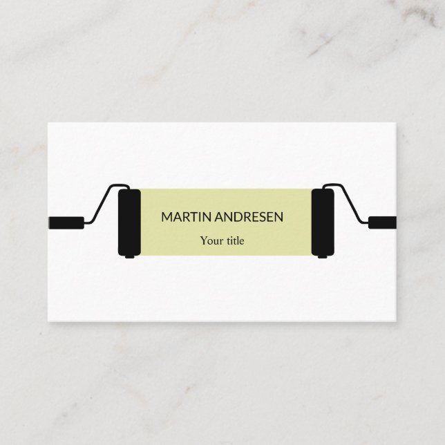 Tarjeta De Visita Maler Künstler (Anverso)